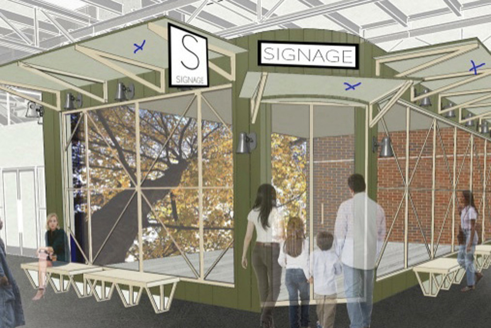 Aleah Pullen's pavilion façade design