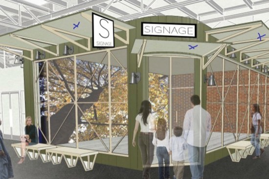 Aleah Pullen's pavilion façade design