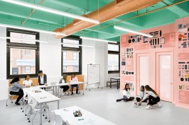 Black Girls Code lab, in New York, designed by Kurani