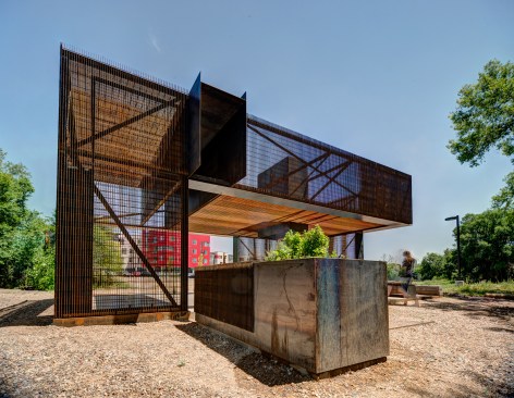 Creekside view of classroom
