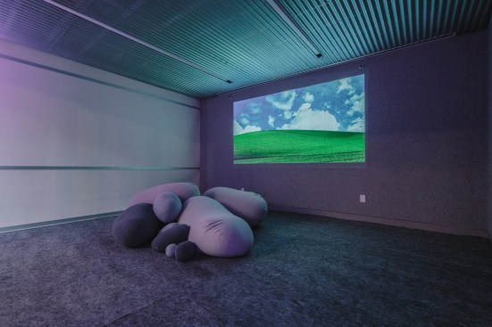 "Out of Office: Evolving the 9-5" This site specific and live interactive exhibition (in collaboration with Tortuga Living and Alex Gilbert) was at A/D/O by MINI, the interdisciplinary creative space in Greenpoint, Brooklyn. The exhibition explored thematic connections between office concepts, objects, and technology in an active collaboration space, prompting designers to expand their role in the creation of new, humanistic formats for work. Soft-Firm designed and coordinated fabrication of custom millwork, collaborated on graphic design by Studio TheGreenEyl, and commissioned original digital content by Channel Studio.