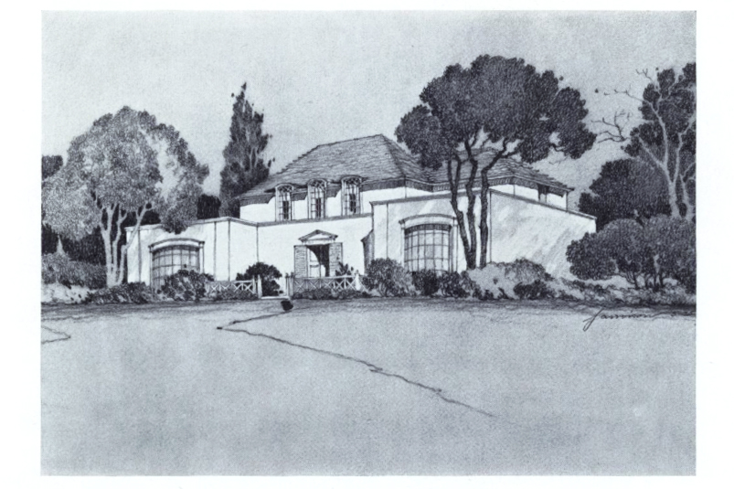 Designed by Paul R. Williams, this French style residence is featured in California Homes & Gardens (Margaret Atchley, 1936)