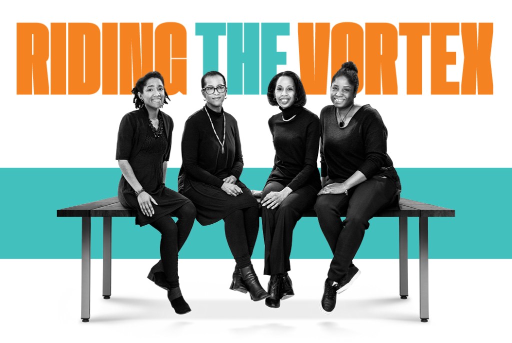 Pictured here (left to right): Katherine Williams, Kathryn Tyler Prigmore, Kathy Denise Dixon, and Melissa R. Daniel