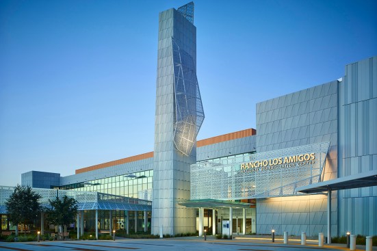 Main entry of new rehabilitation center