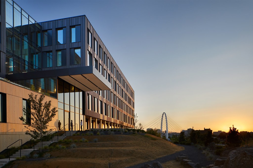 The Catalyst building at Eastern Washington University is being used as a case study for electrified buildings that utilize smart grid technology.