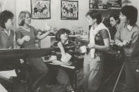 From left to right: Matrix Design Co-operative members Barbara MacFralane, Anne Thorne, Susan Francis, Julia Dwyer, Cath Taylor and Kate Baker.