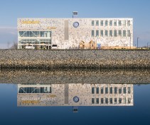 Exterior across Fore River