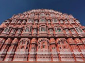 Hawal Mahal, or Palace of Winds, in Jaipur. Airflow is regulated by more than 950 different openings.