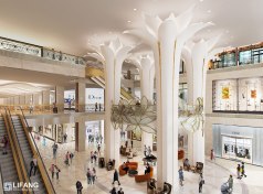 Lifang Interior rendering for shopping center