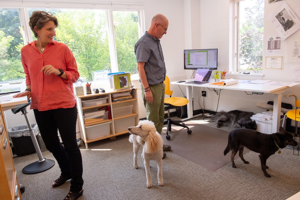 Chris Kennedy, co-founder of Mayor + Kennedy Architects in Hanover, N.H., planned for his eventual retirement by bringing on a successful sole proprietor, Sloane Mayor, in a partnership role. Image copyright Sally McCay. Courtesy of Mayor + Kennedy Architects