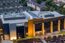 Sustainable, resilient RHEINZINK-GRANUM zinc wall panels clad SMC³'s new headquarters in Georgia
