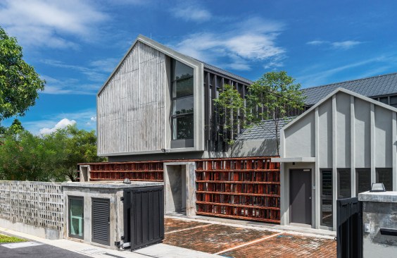 view from the entrance gate