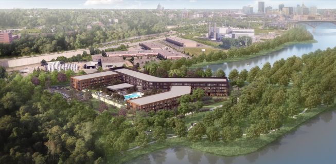 Waterford Bay aerial view