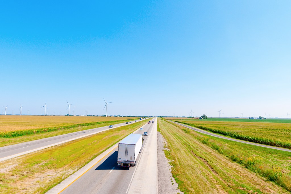 Wind farms in Indiana