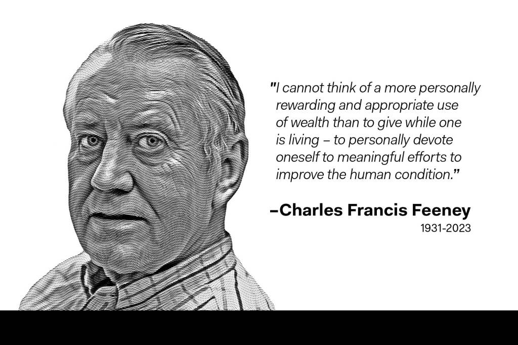 Charles F. Feeney, a pioneer of duty-free shops and a philanthropist who gave away nearly all of his $8 billion fortune to charity, died last month in San Francisco. He was 92.