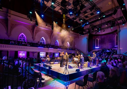 The adaptive reuse of this former church for use as a performance venue has saved a magnificent historic building while greatly expanding the region’s cultural offerings.