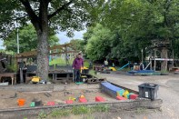 Baltic Street Adventure Playground in Glasgow, Scotland.