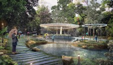 Tacubaya Hydric District, in Mexico City, by ORU–Oficina de Resiliencia Urbana.