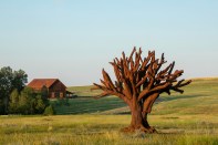 Ai Weiwei, Iron Tree, 2013. Cast in iron, 20.5’ x 23’ x 23’.