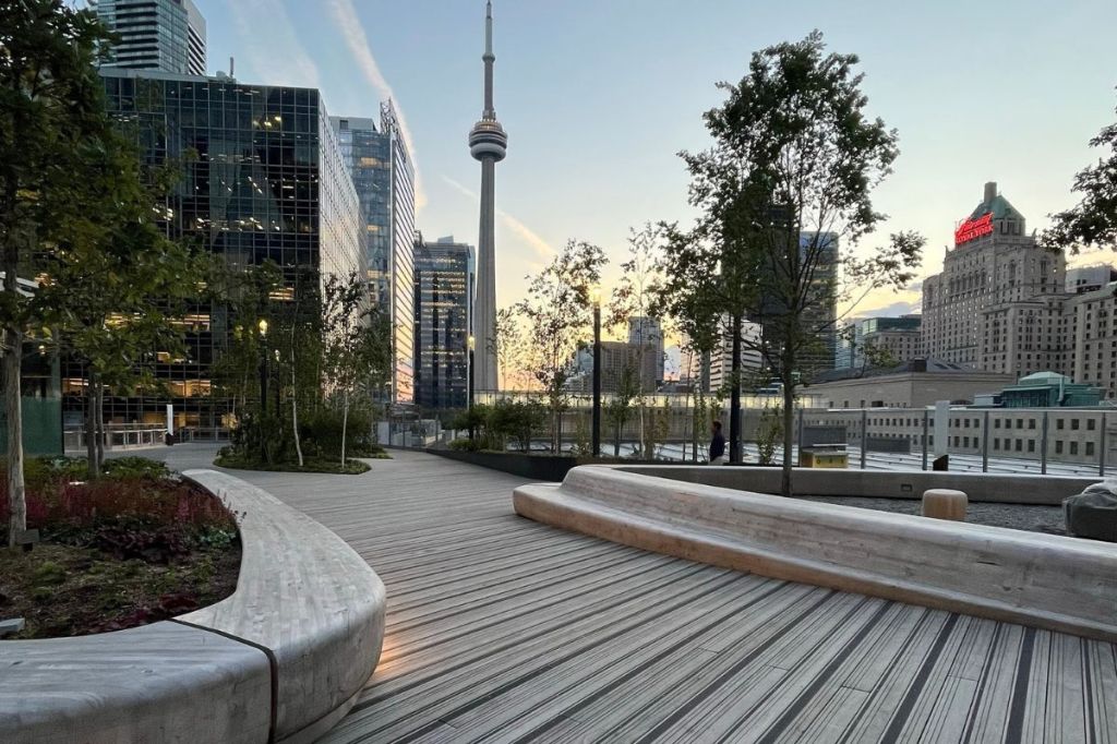 CIBC Square featuring Kebony wood, Photo by Julian Rabideau