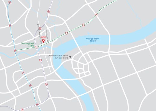 Shanghai Landmark Center, Shanghai, China - Site Map