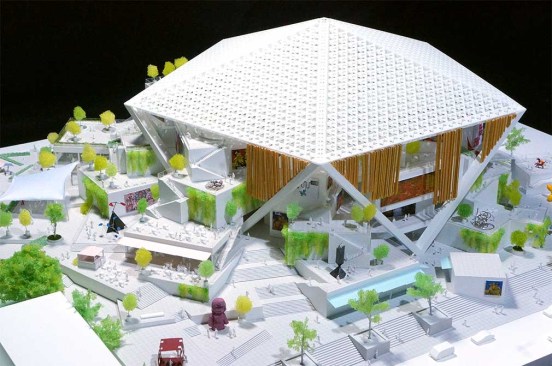 Model+of+the+Tainan+Museum+of+Fine+Arts.+