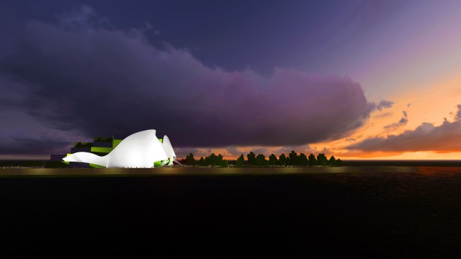 View from the second  river