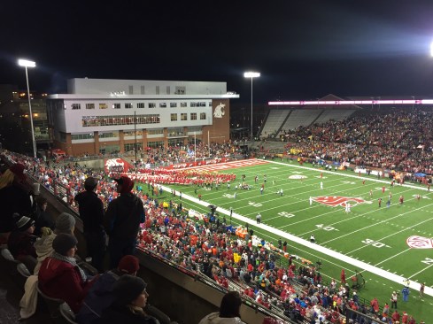 The Complex transforms to a lively, energetic environment on game day.