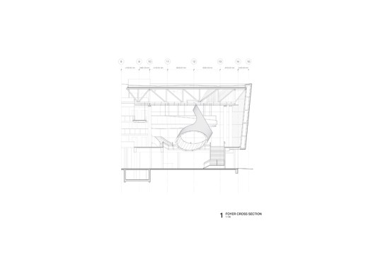 Foyer cross section.