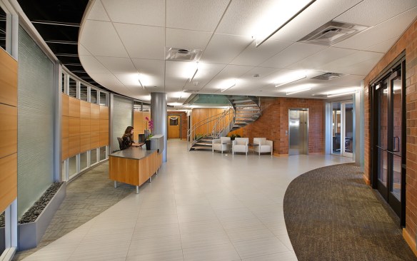 Entry and reception.