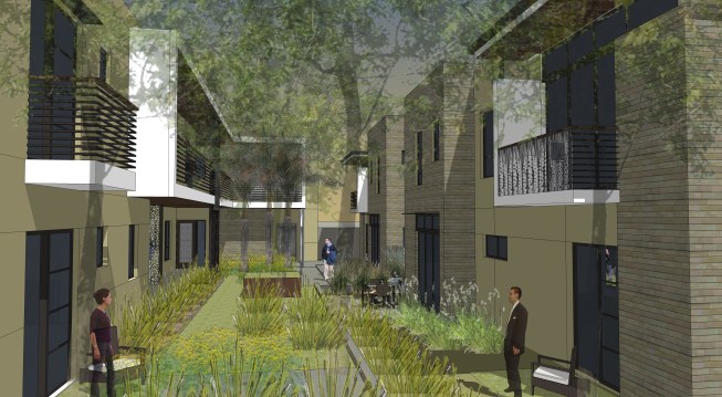 View of ancillary garden 