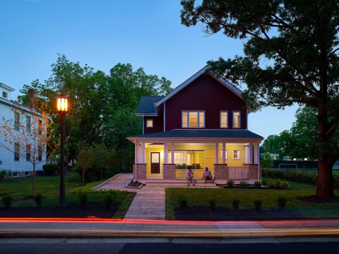 View of house along College Ave