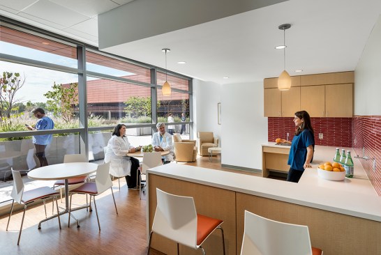 ICU Staff Lounge and Terrace