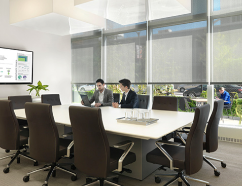 1st floor meeting room at 
700 Market Street - designed by Arcturis
