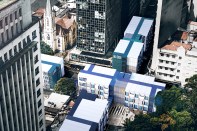 Aerial view, Project Héroe deployed