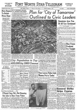 The+March+11%2c+1956+edition+of+the+Fort+Worth+Star-Telegram+announced+Gruen%27s+plan+to+city+residents.