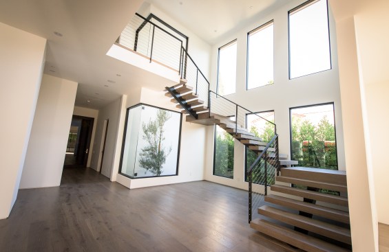 Completely open floor plan