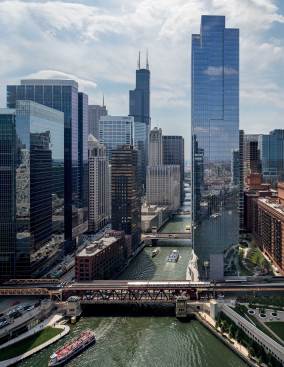 North Elevation Along River