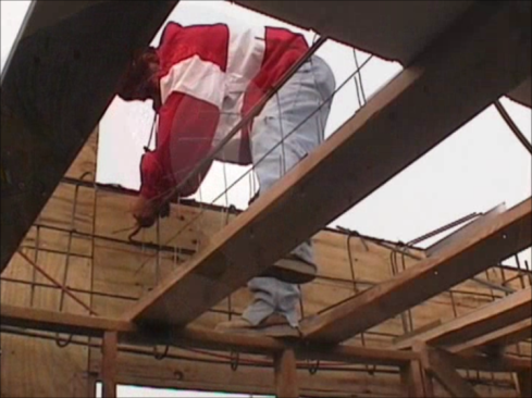 EPS on formwork for roof