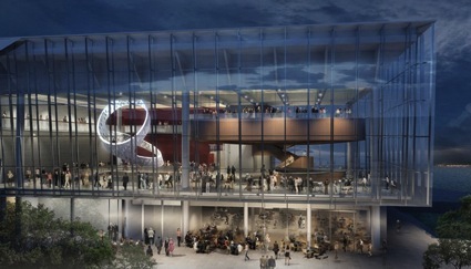 Rendered overall view of Skylight installed at the New Concert Hall.