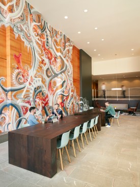 Key Center Lobby by SkB Architects