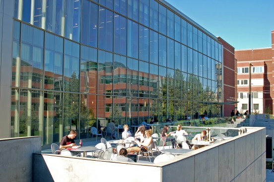 Exterior, Outdoor Dining Deck