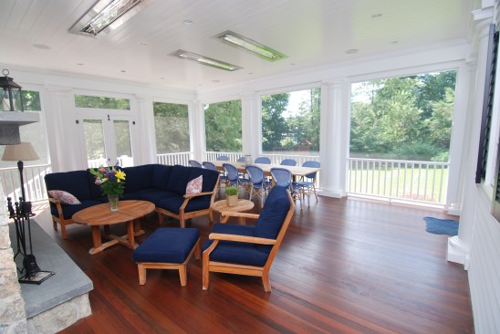 Rear patio