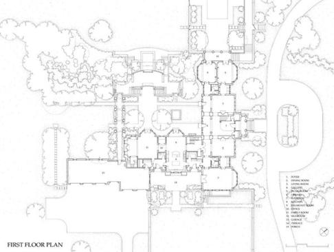 The project's first-floor plan.