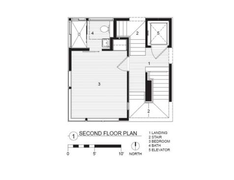 The projects second-floor plan.