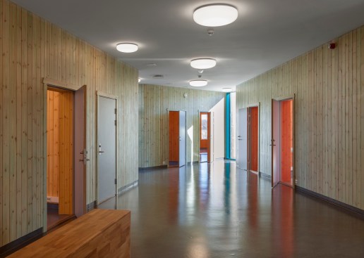 Waldorf School Fredrikstad by LINK Arkitektur; Kebony wood cladding