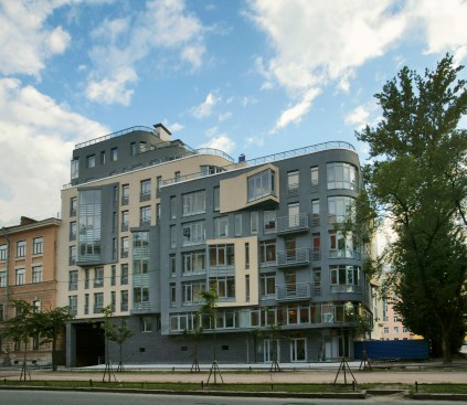 Residential house. Facades.