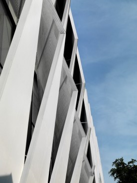 Looking up at the panels.