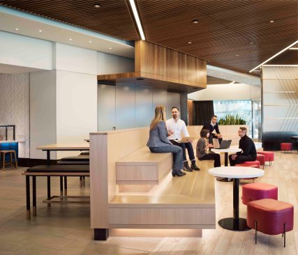 The Social at Hilton Headquarters by CORE architecture + design