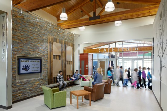 Lobby area inside main entry.